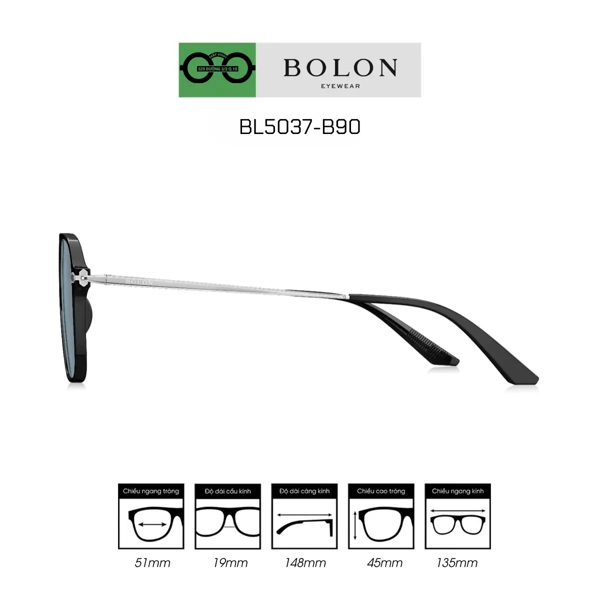 Kính Mát BOLON BL5037_B90 — Hình 1