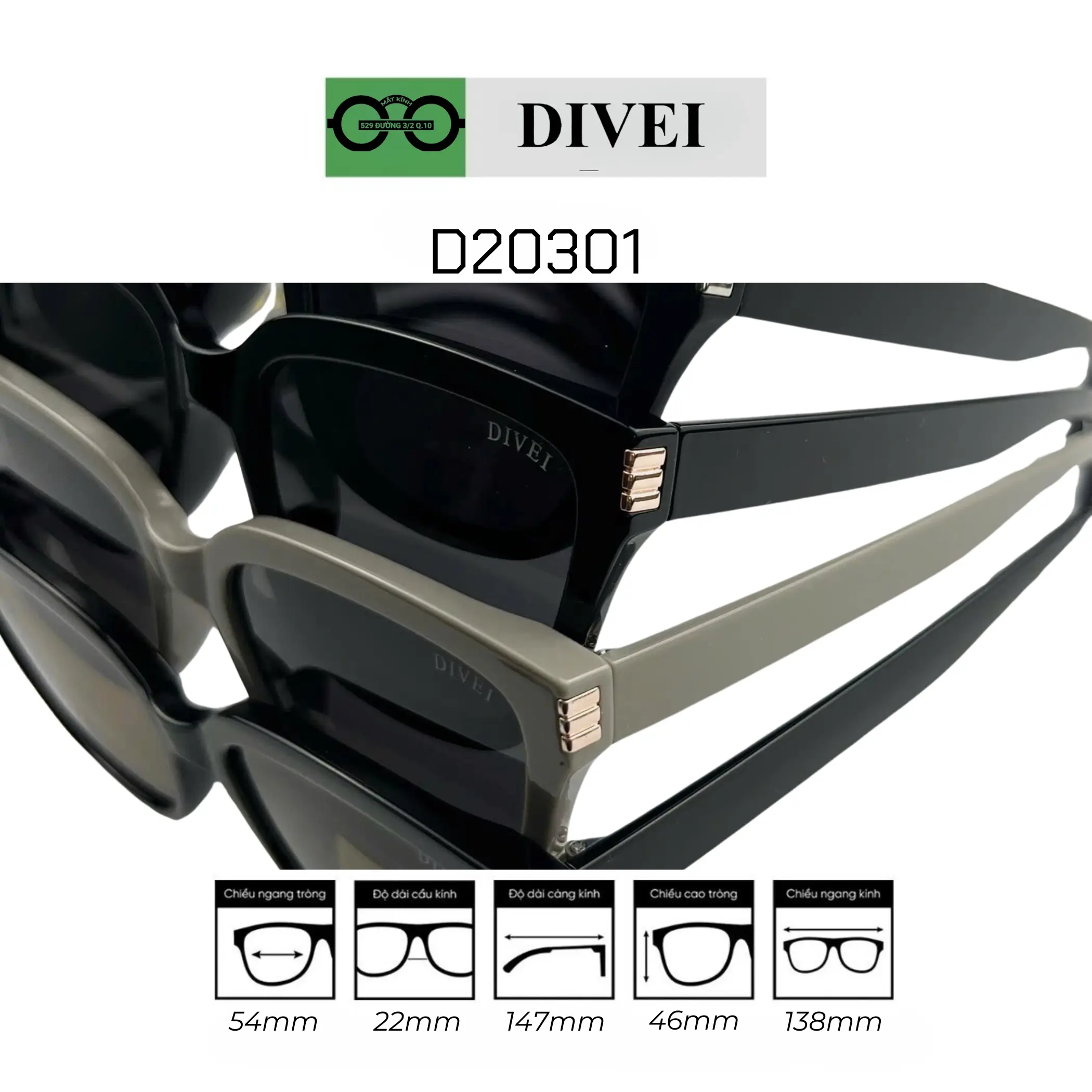 Kính Mát Divei 20301 — Hình 1