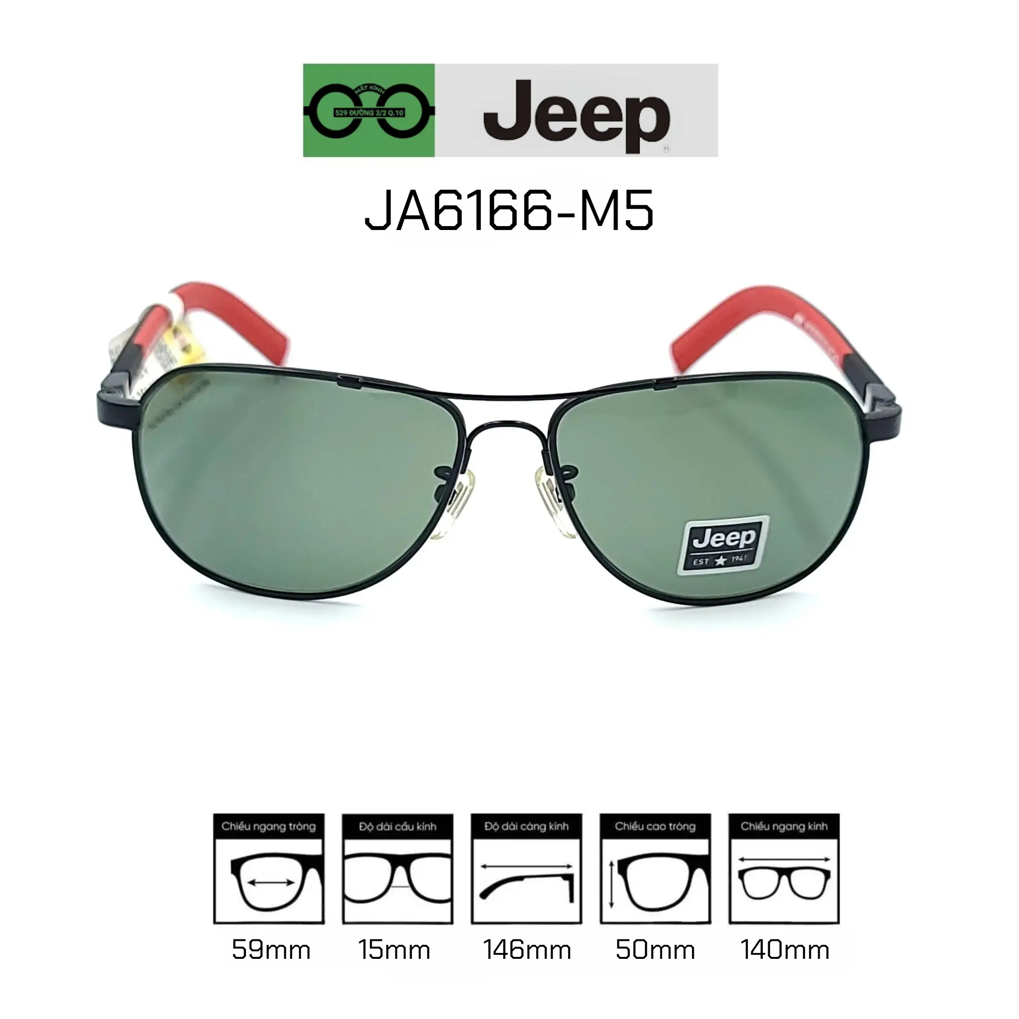 Kính mát JEEP JA6166-M5 — Hình 1