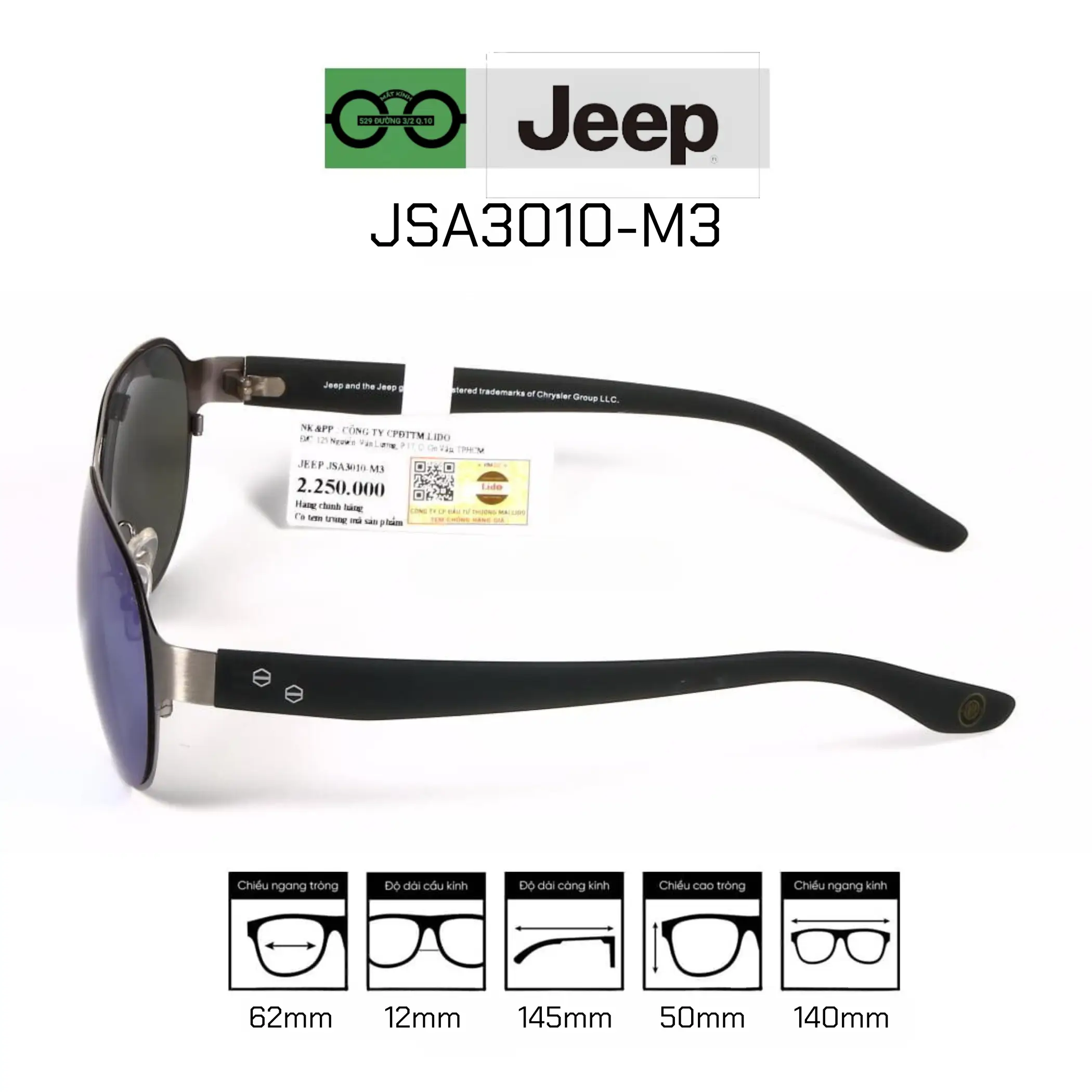 Kính mát Jeep JSA3010-M3 — Ảnh nhỏ 2