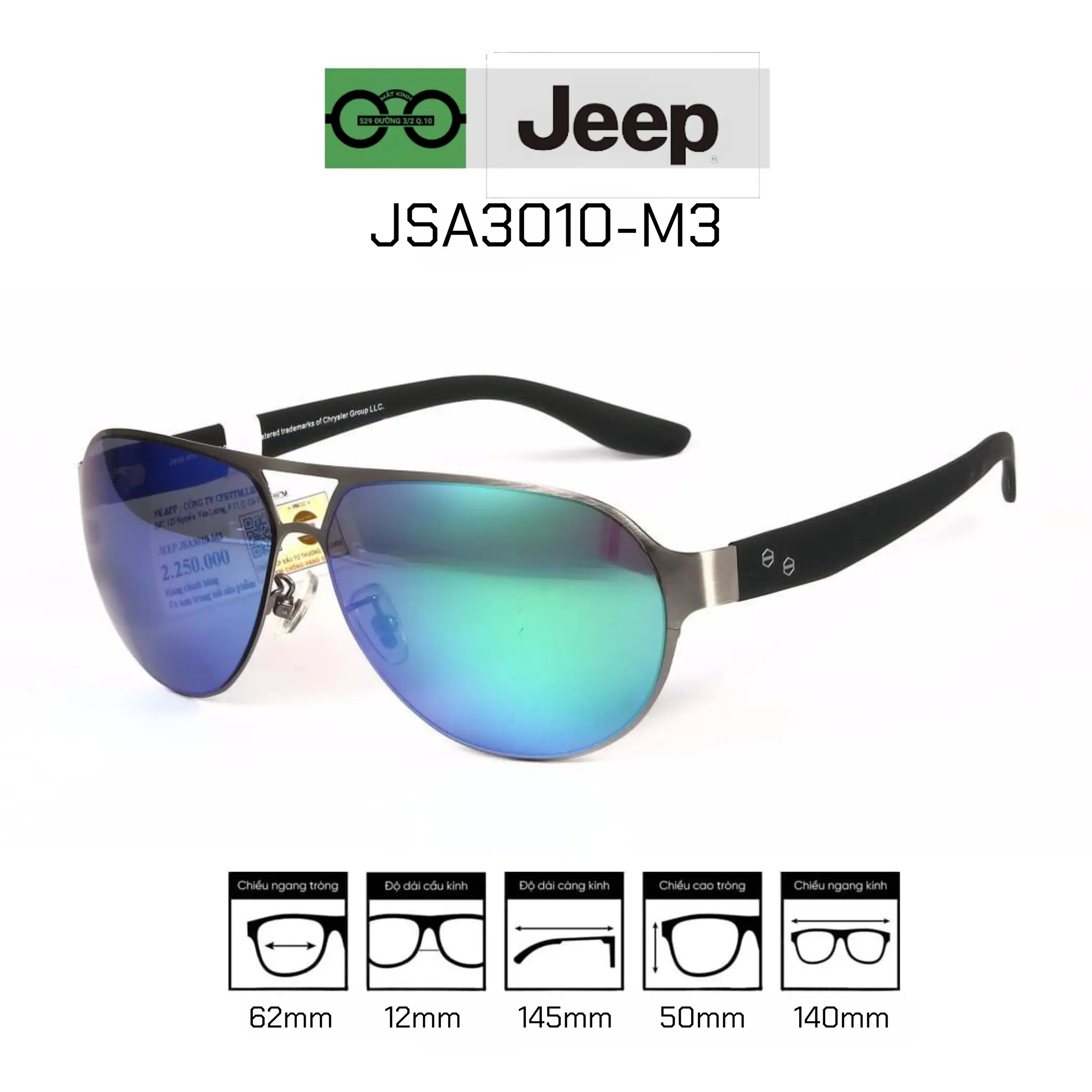 Kính mát Jeep JSA3010-M3 — Ảnh nhỏ 3