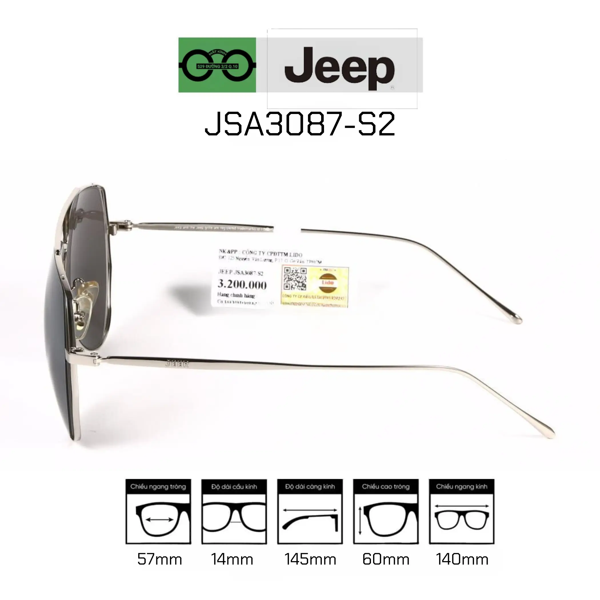 Kính mát Jeep JSA3087-S2 — Hình 1