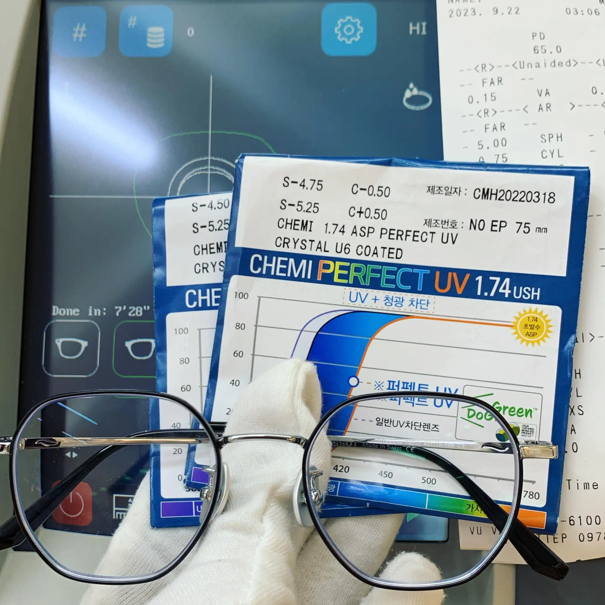 Tròng kính Chemi Perfect UV420  U6 1.74 — Ảnh nhỏ 2